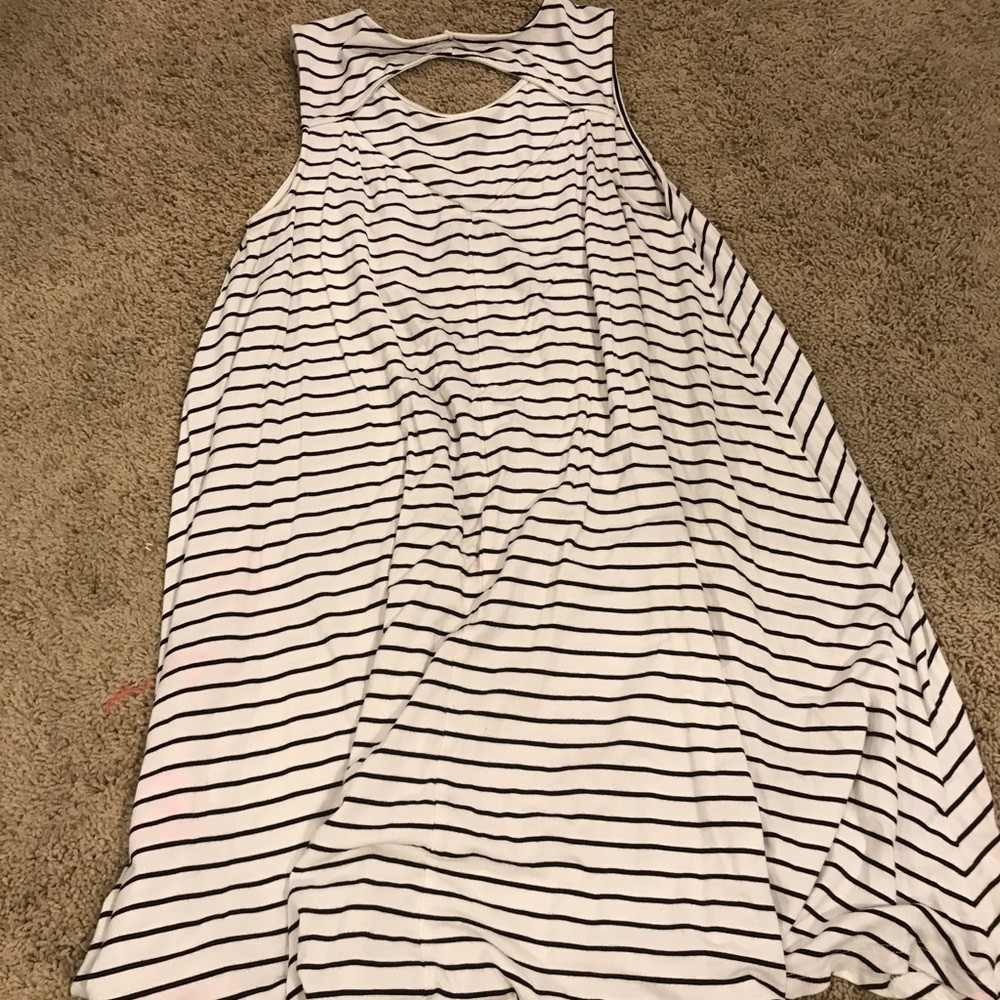 American Eagle striped tank top dress